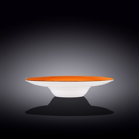 Deep plate Wilmax England Spiral, D = 27 cm, 250 ml, Orange color-1