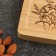 Menzhitsa wooden "Flowers", 17x9.5x1.5 cm