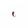 Mormyshka Wolfram Marlin’s Murash No. 1, 3 mm, 0.3 g, black color, 10 pcs.