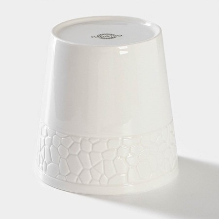 Porcelain Bank for bulk products with a Magistro Rodos lid, 600 ml, white color-3