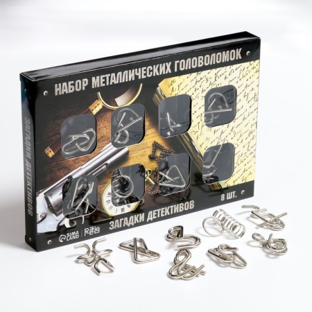 Metal puzzle "Riddles of detectives" set of 8 pcs.-6