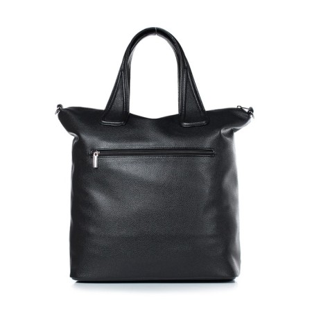 Female bag, artificial leather, 400x360x140 cm, black-2