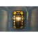 Sconces CL441311 "Fasset" 1x60W E14 Transparent/beige 18x20x35 cm