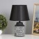 Table lamp "Lucly" 1x40W E14 black 19.5x19.5x33.5cm