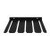 Storage holder F-shaped clamps, wall, black