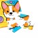 Puzzle "Funny stickers", 104 elements