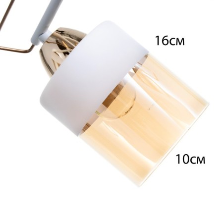 Adelela chandelier 5he27 40W white-gold 52x52x24 cm Bayerlux-5