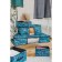 Cofr for storing things "Tropics", 45 × 30 × 20 cm, blue color