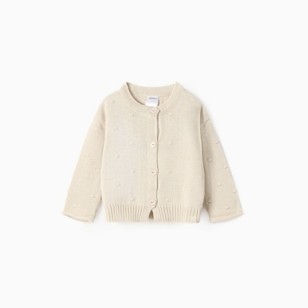 Cardigan Knitted baby I, r.80-86, beige