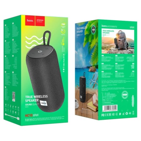 Portable column Hoco HC10, 5 W, VT 5.0, FM, AUX, 1200 mAh, black-3