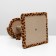 Clogging Small "Arena" with a toy, 40 x 40x 55 cm, jute, leopard