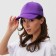 Baseball cap with minaku grid, violet, rn 56-58