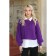 Female jumper, size 42, purple color