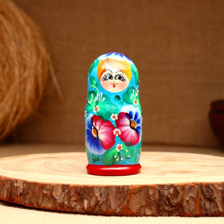 5-doll matryoshka "Feokla forget-me-nots", 10-11 cm-2