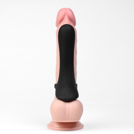 Nazadka-vibrator Oka-hips, 20 modes, an erection ring, software, silicone, black-5