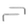 Scurop-Kostle, tundra, white zinc, 3x25 mm, 10 pcs