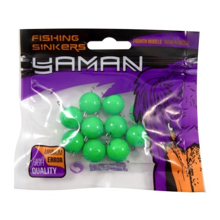Cargo Cheburashka painted collapsible Yaman 10 pcs., 24 g, green-4