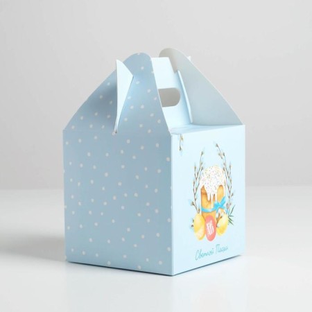 Confectionery box, packaging "Light Easter", 14 x 14 x 14 cm-2
