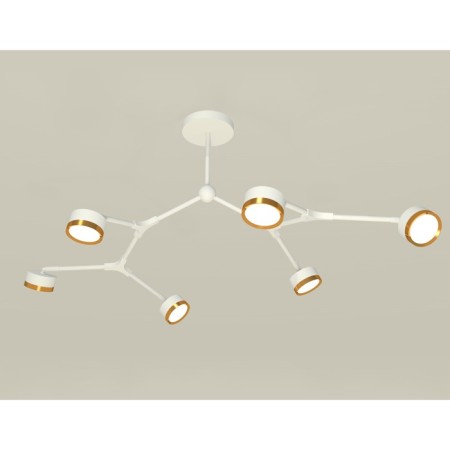 AMBRELLA LIGHT, TRADITIONAL DIY, XB9055152, 6XGX53, white sand color, yellow polished gold.