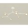 AMBRELLA LIGHT, TRADITIONAL DIY, XB9055152, 6XGX53, white sand color, yellow polished gold.