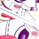 Sticker Plastic Interior color "Cosmonaut on the rocket" 30x60 cm set 2 sheets