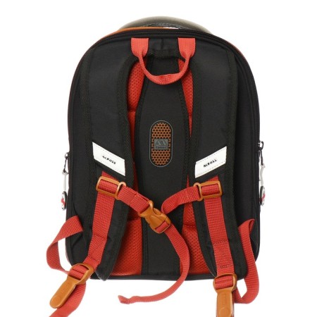 Frame backpack 35 x 26 x 14 cm, filling: bag, Across 490, black/blue 23-490-7-4