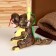 Soft toy "Dragon", 27 cm, gold color