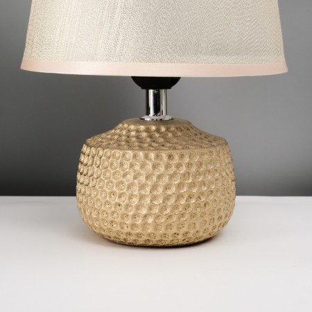 Traffic lamp with a lampshade Risalux “Rain Drops”, 1 × 40 W, E27, Gold, 17.5 × 17.5 × 23.5 cm-4