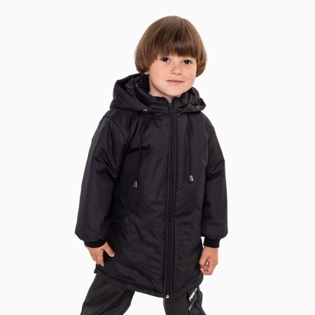 Jacket for a boy, black color, height 122-128 cm-1