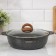 Granit Ultra Original, 3 l, glass cover, anti-stick coating, black color, black