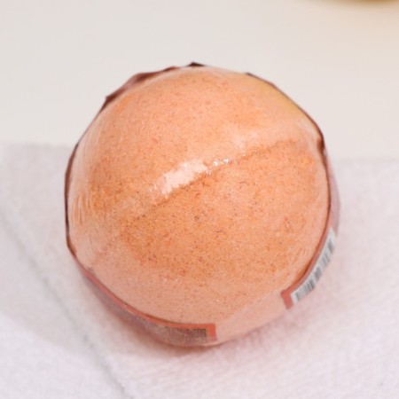 Bomb for baths with a shimmer Happy "Brilliant delight" 130 g (orange)-3