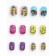 Children's false nails "Cute adventure", 12 pcs