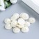 Decor for creativity "Pearl chamomile" Diam 1.8 cm weight 20 grams