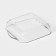 Squarey tray of heat -resistant baking glass Borcam, 2 l, 256 × 220 mm