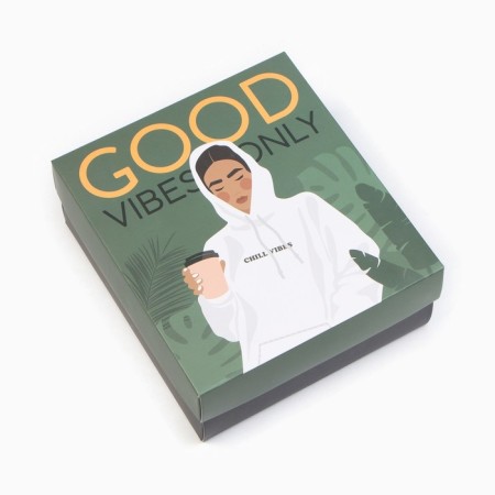 Подарочный набор термос и носки 3 пары KAFTAN "Good", р. 36-39 (23-25 см)-7