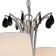 Suspended chandelier Mantra andrea, E14, 12x20W, 635 mm, chromium color