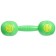 The rattle "Joy", the color is blue/green, I