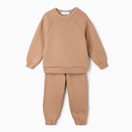 Children's costume with the basis (jumper, trousers) KAFTAN "BASIC Line" R.38 (146-152), coffee-11