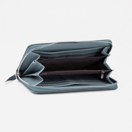 Women's wallet with lightning, blue color-2