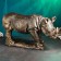 Figure "Rhino" 75x26x40cm, bronze