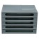 File-cabinet 4-sectoral Istanm, gray case, black trays