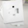 Night Pyramid 2xaa white 9.5x9.5x17 cm Risalux