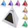 Luazon LB-05 "Pyramid" an alarm clock, 7 display colors, thermometer, backlight