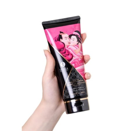 SHUNGA massage cream "Raspberry", edible, 200 ml-3