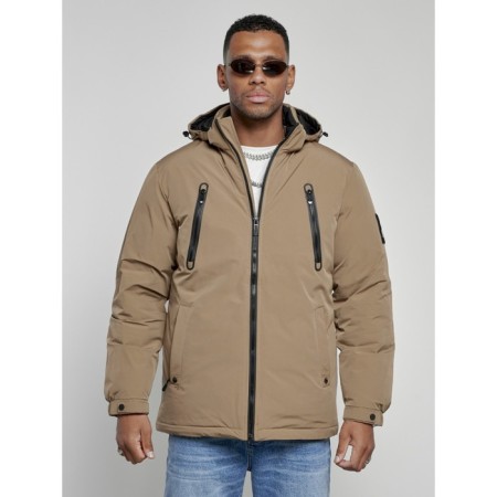 Sports male winter, size 58, beige color-7