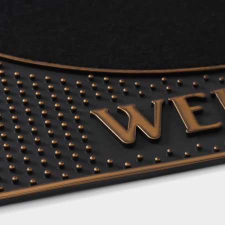Rug -shaped rubber shade of Welcome, 40 × 70 cm, color mix-6