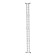 Staircase Transformer "New Height", aluminum, four -section, 4x4 steps