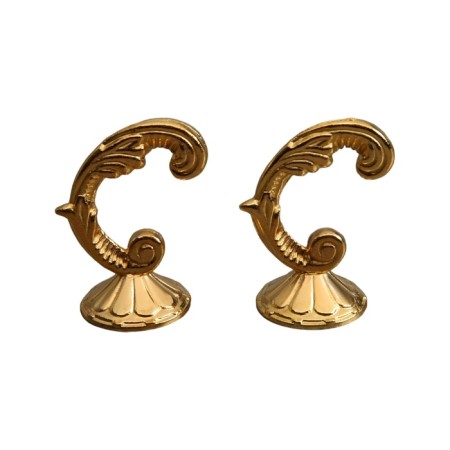 Hook for curtains ks002, one -rod, color gold-2