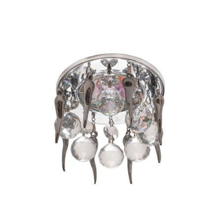 Economic light lamp, DF1048CR+CL+CR, MAX 50W GU5.3, Color Chrome