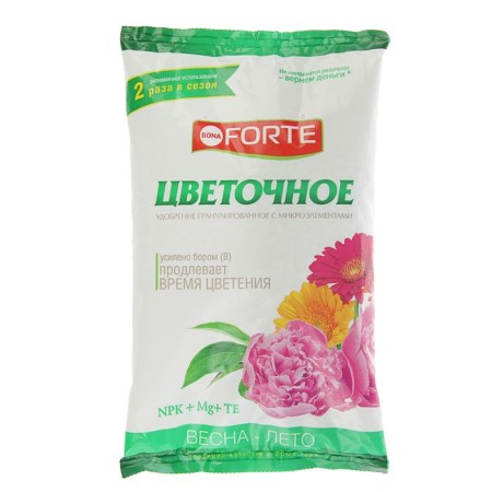 Fertilizer granular with microelements of Bon Forte NPK 8-20-30 "Flower", 1 kg
